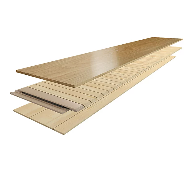 Herringbone Natural Oak, Brushed Matt Lacquered, 725 x 130 x 14mm - 0.65m2 - Image 2