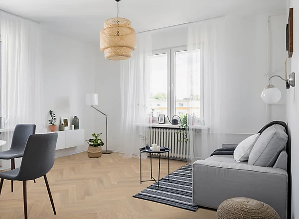 Lignum Fusion Twelve Premium Herringbone 12mm - Desert Oak - Laminate Flooring - 1.92m² Pack - Image 9