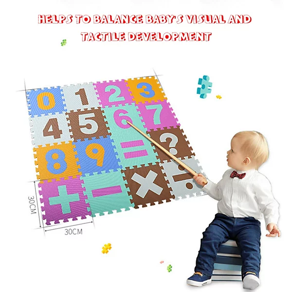 FATIVO 30cm Crawling Puzzle Mat Soft EVA Foam - Image 3