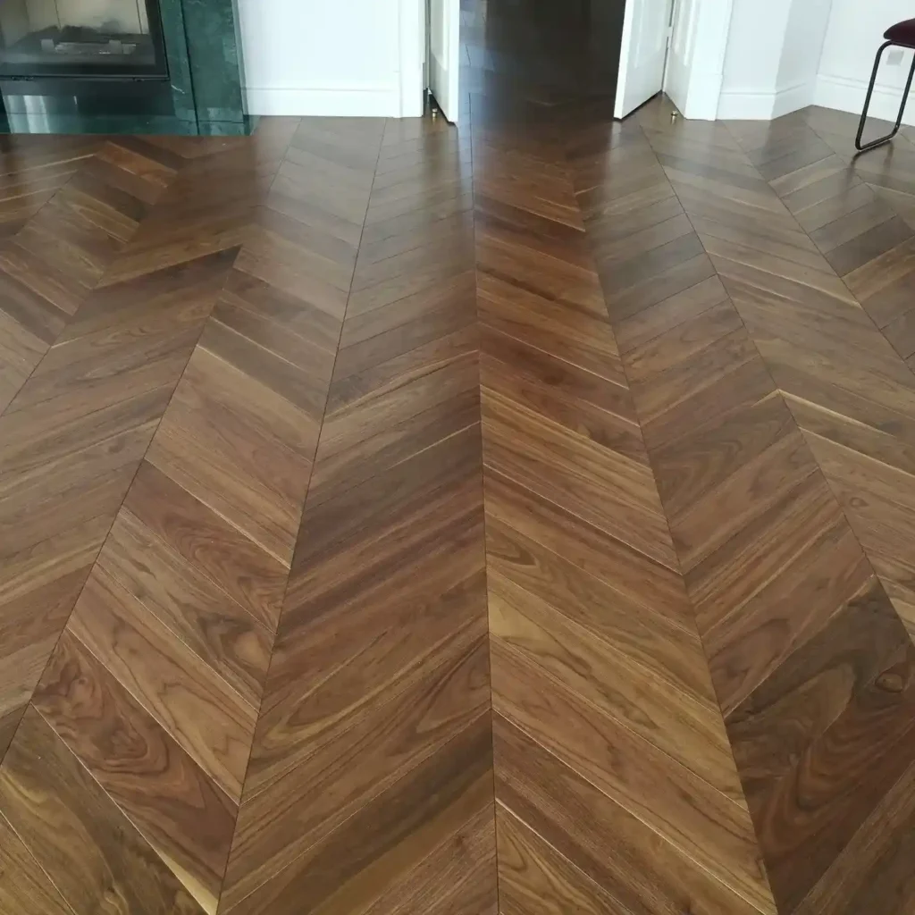 Chevron Flooring Installed in Sharjah