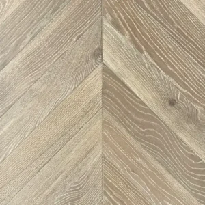 Grey Oak Brushed Oiled Chevron Flooring