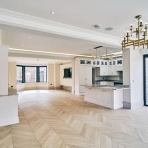 Luxury Chevron Invisible Oak