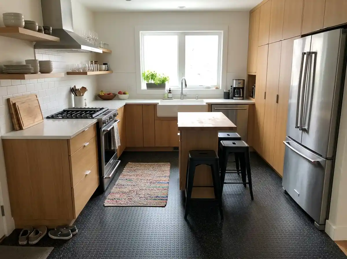 Rubber Flooring for Kitchen