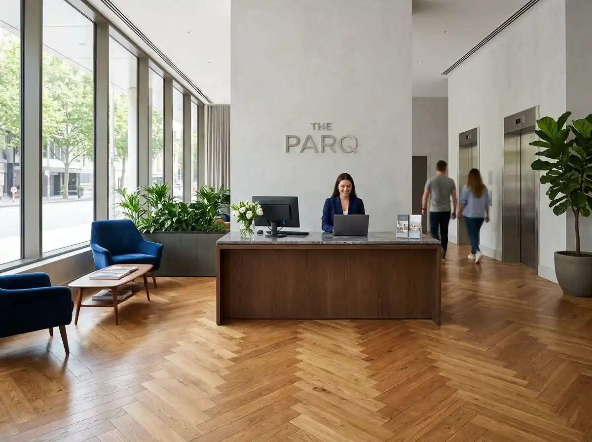 Reception Area Parquet Floor