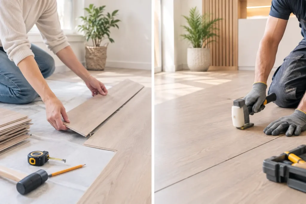 Comparing DIY and Professional Floor Installation