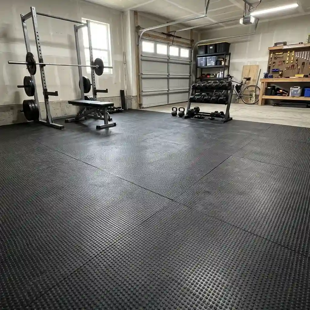 Black Nub rubber flooring - Image 2