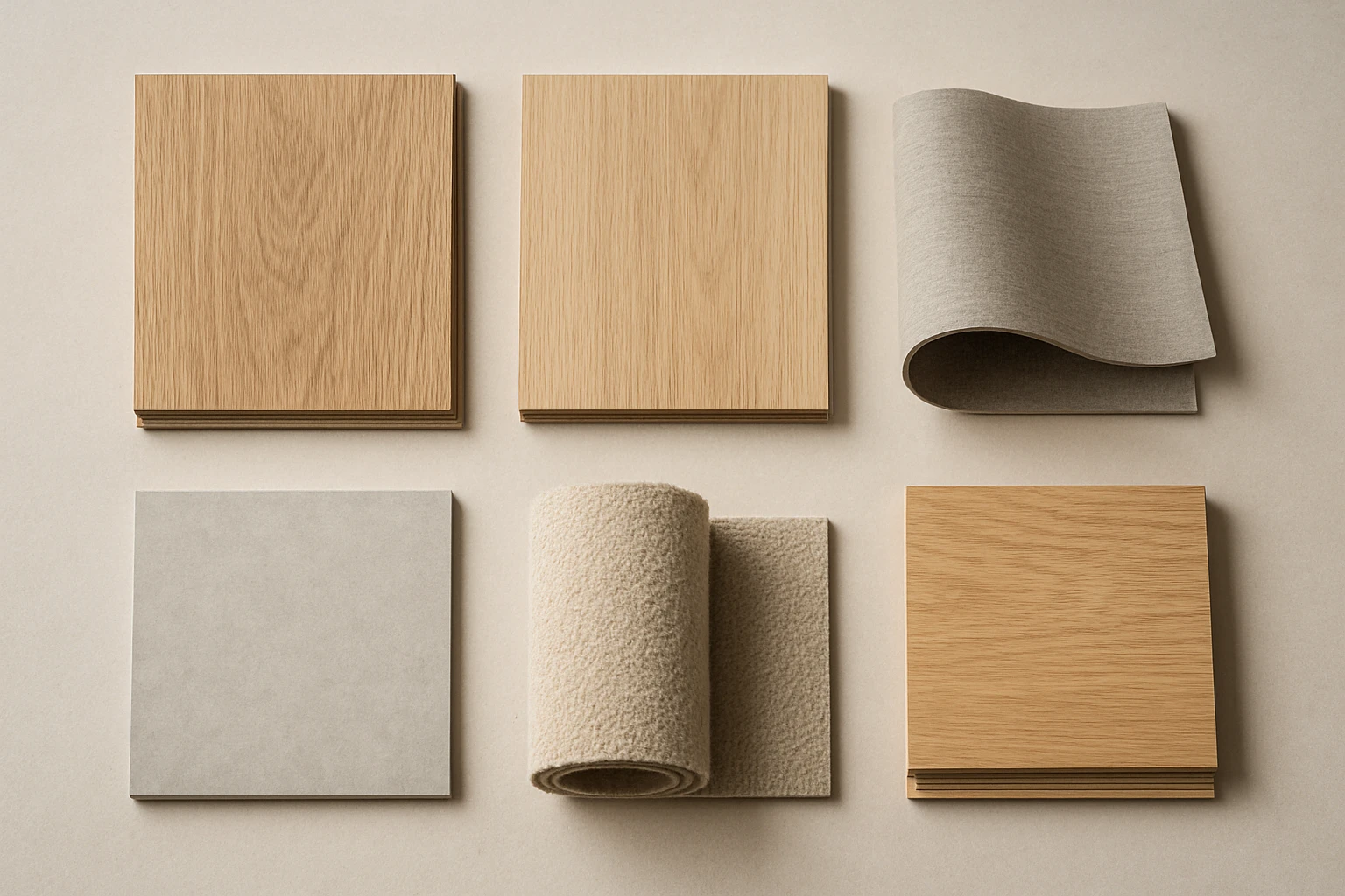 Flooring materials compared for installation time